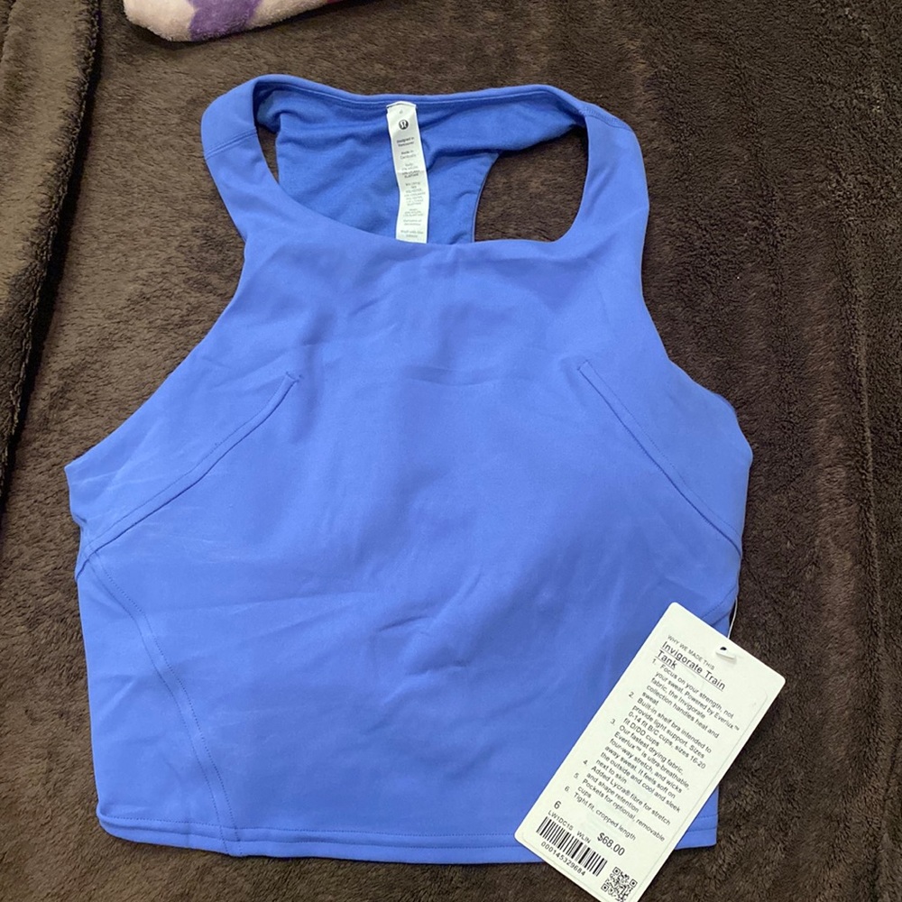 Invigorate Train Tank - size 6. Brand New with Tags.